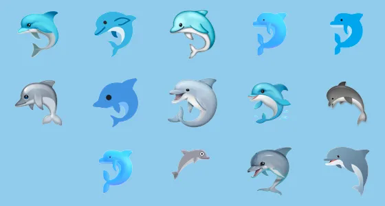 🐬 Dolphin Emoji Copy And Paste - Emoji Stock