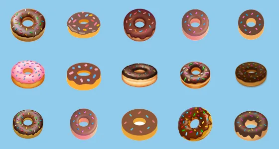 π© Doughnut Emoji Copy And Paste - Emoji Stock