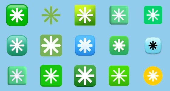 ️ Eight Spoked Asterisk Emoji Copy And Paste - Emoji Stock