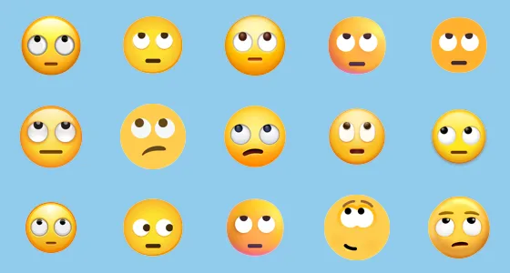 🙄 Face With Rolling Eyes Emoji Copy And Paste - Emoji Stock