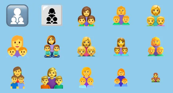 family-woman-boy-boy-emoji-copy-and-paste-emoji-stock