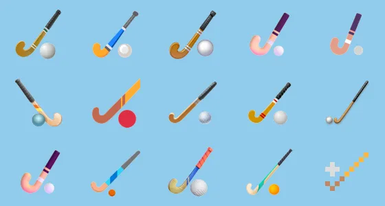 🏑 Field Hockey Stick And Ball Emoji Copy And Paste - Emoji Stock