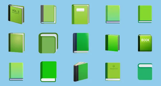 📗 Green Book Emoji Copy And Paste - Emoji Stock