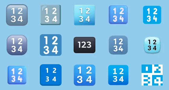 🔢 Input Symbol For Numbers Emoji Copy And Paste - Emoji Stock