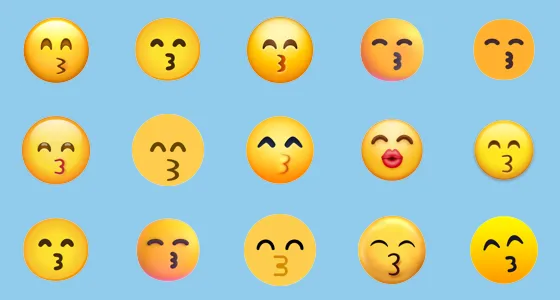๐ Kissing Face With Smiling Eyes Emoji Copy And Paste - Emoji Stock