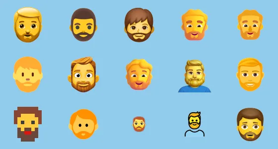 π§ββοΈ Man: Beard Emoji Copy And Paste - Emoji Stock