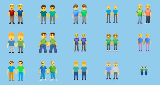 👬 Two Men Holding Hands Emoji Copy And Paste - Emoji Stock