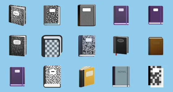 📓 Notebook Emoji Copy And Paste - Emoji Stock
