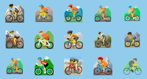 🚵 Mountain Bicyclist Emoji Copy And Paste - Emoji Stock
