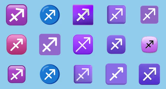 ♐ Sagittarius Emoji Copy And Paste - Emoji Stock