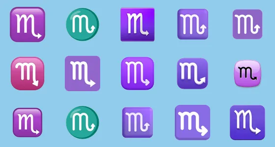 โ Scorpius Emoji Copy And Paste - Emoji Stock