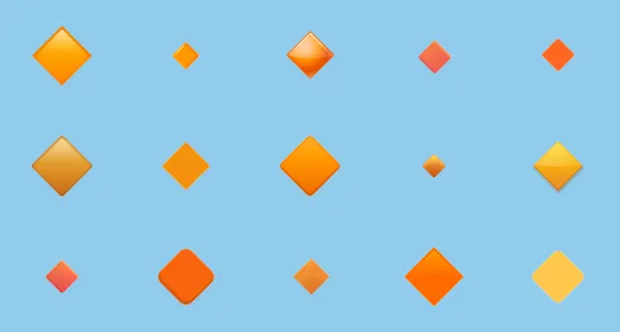 ๐ธ Small Orange Diamond Emoji Copy And Paste - Emoji Stock