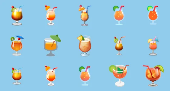 🍹 Tropical Drink Emoji Copy And Paste - Emoji Stock
