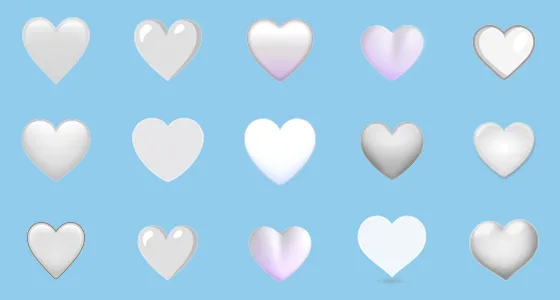 🤍 White Heart Emoji Copy And Paste - Emoji Stock
