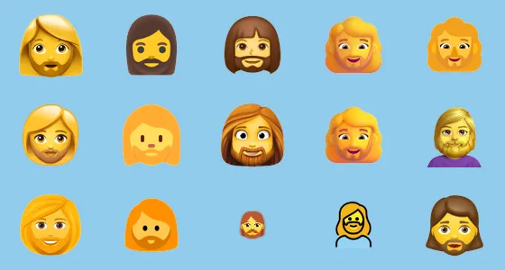 π§ββοΈ Woman: Beard Emoji Copy And Paste - Emoji Stock