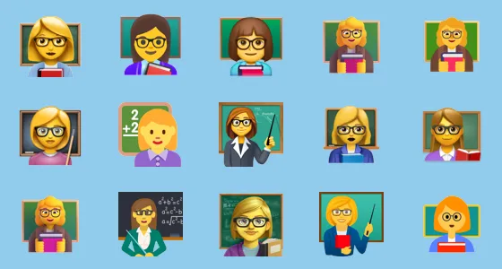 π©βπ« Woman Teacher Emoji Copy And Paste - Emoji Stock