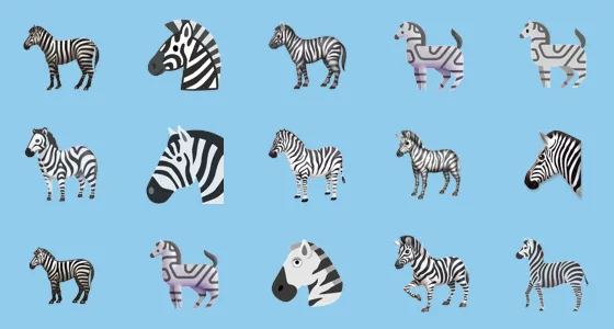 🦓 Zebra Face Emoji Copy And Paste - Emoji Stock